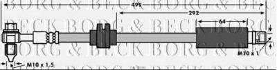BORG & BECK bbh7899 -  Тормозной шланг